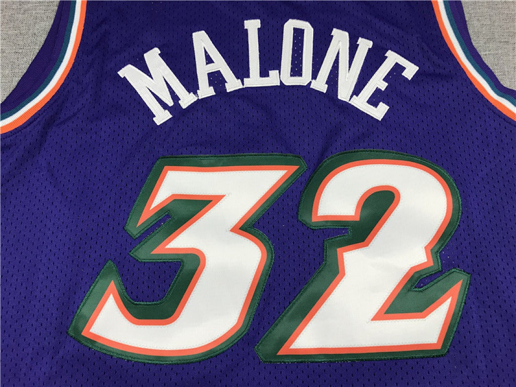 Karl Malone #32 Utah Jazz NBA Retro Jersey