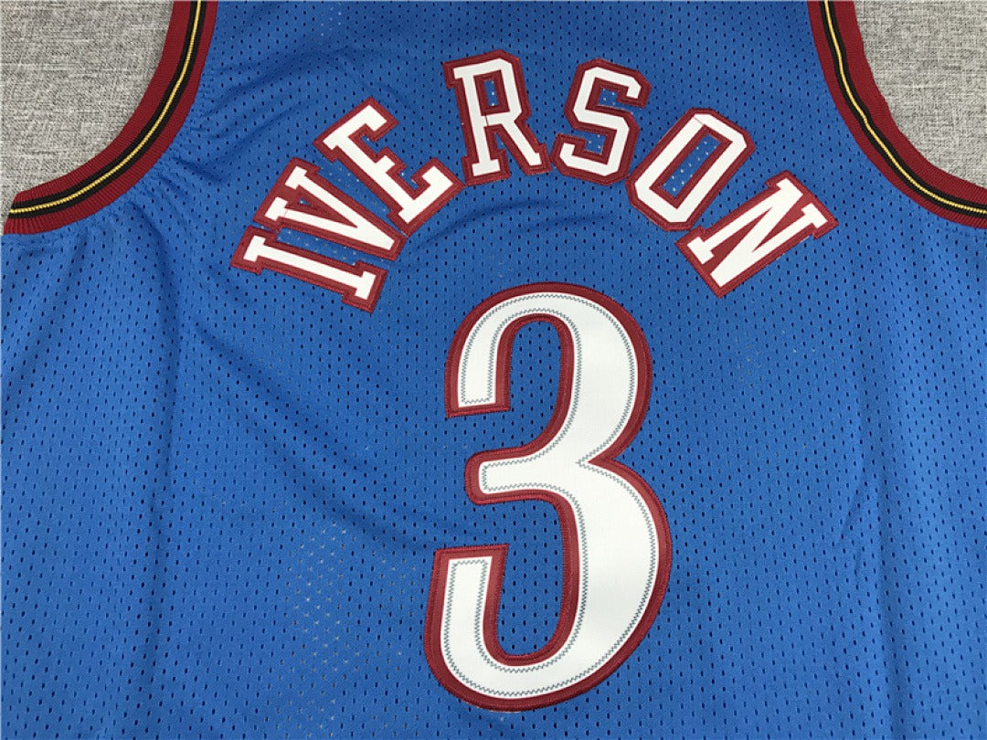 NBA Retro 1999-00 Philadelphia 76ers #3 Iverson Jersey
