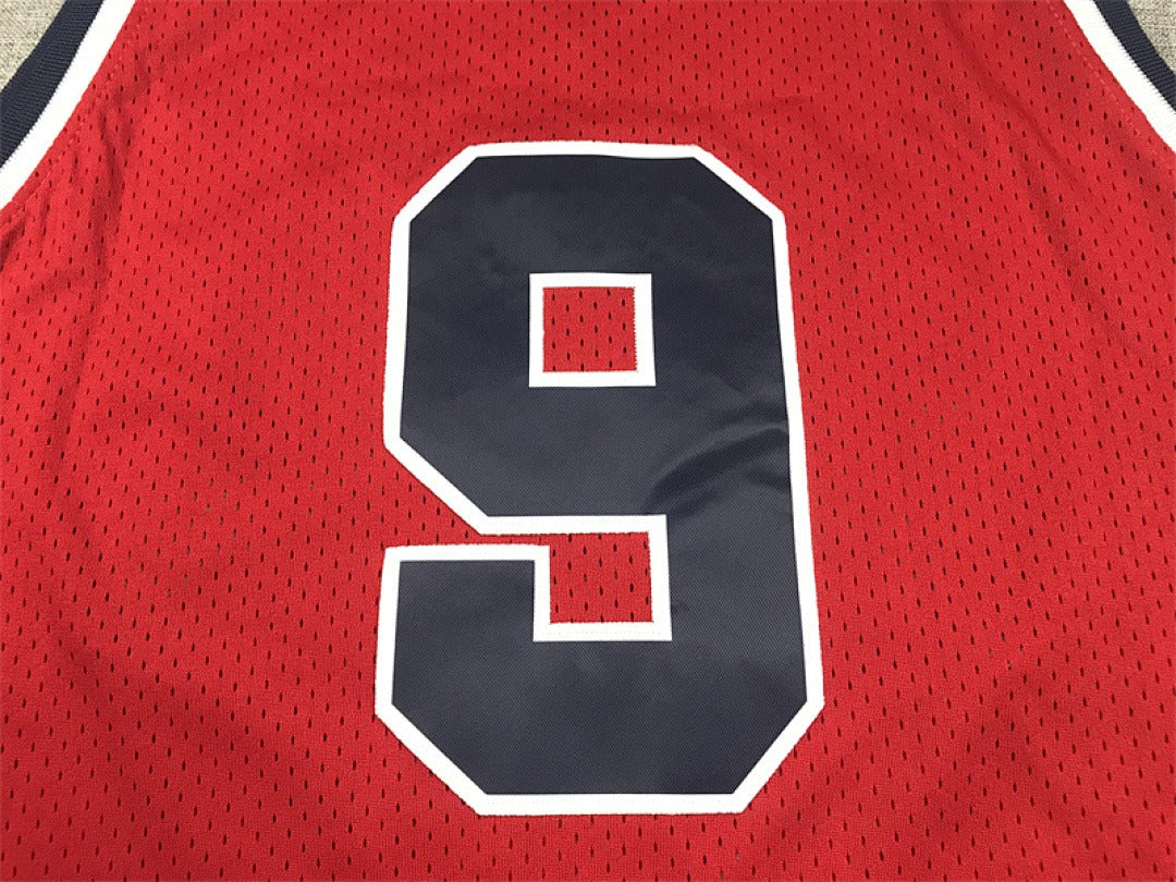 Men's 1984 USA Olympic National Team #9 Michael Jordan Retro Basketball Jersey