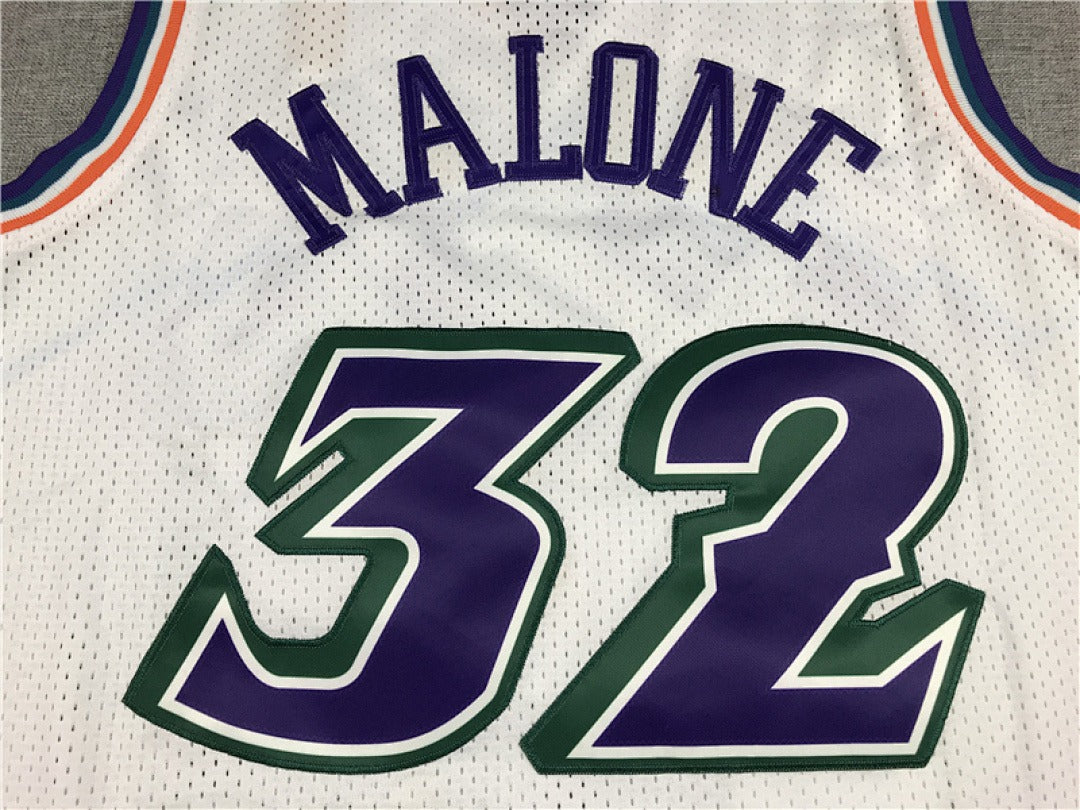 Utah Jazz #32 Karl Malone Retro NBA Jersey | Sizes S–XXXL