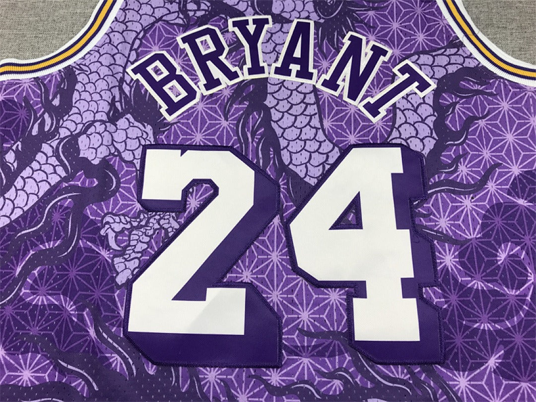 Los Angeles Lakers Kobe Bryant #24 NBA Retro Embroidered Jersey – Sizes S-XXXL