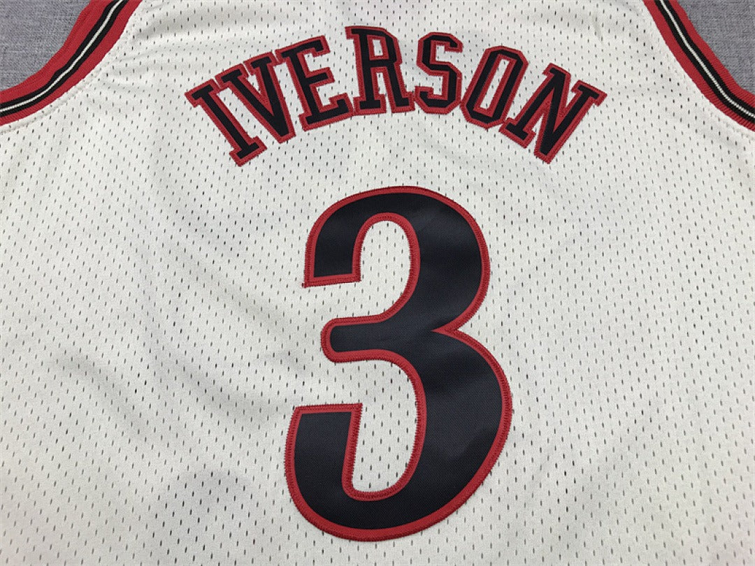 NBA Retro Philadelphia 76ers #3 Iverson Jersey