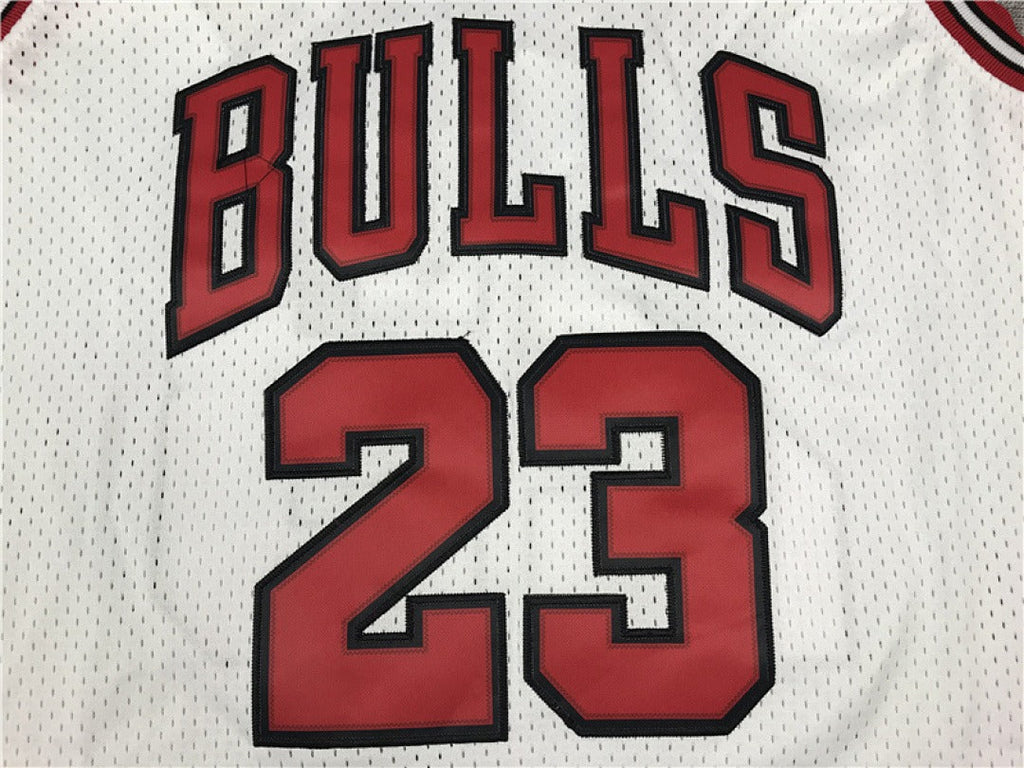 Chicago Bulls Michael Jordan #23 1998 NBA Finals Retro Embroidered Jersey