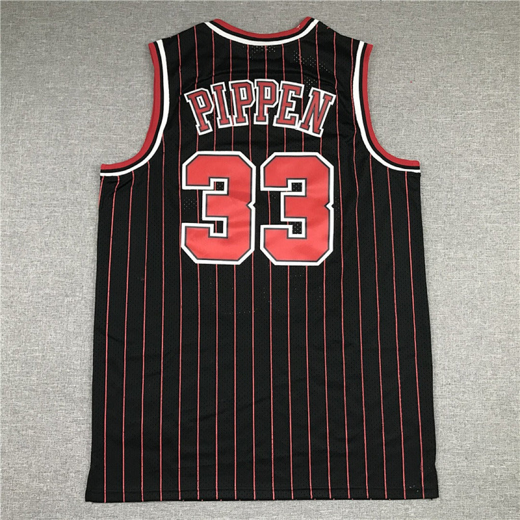 Chicago Bulls Scottie Pippen #33 1995-96 NBA Retro Embroidered Jersey – Sizes S-XXXL