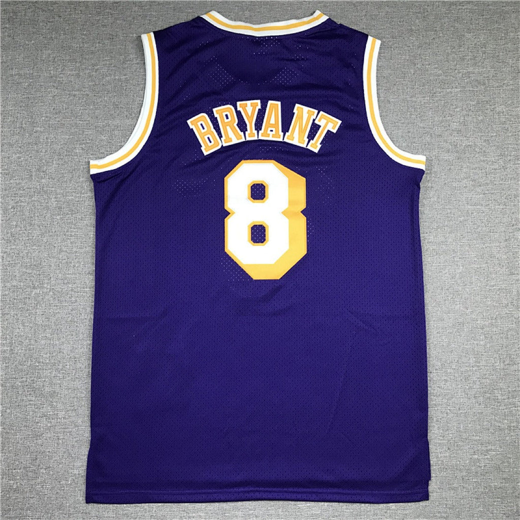 Kobe Bryant #8 Los Angeles Lakers NBA Retro Embroidered Jersey – Sizes S-XXXL