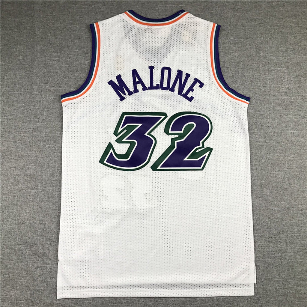 Utah Jazz #32 Karl Malone Retro NBA Jersey | Sizes S–XXXL