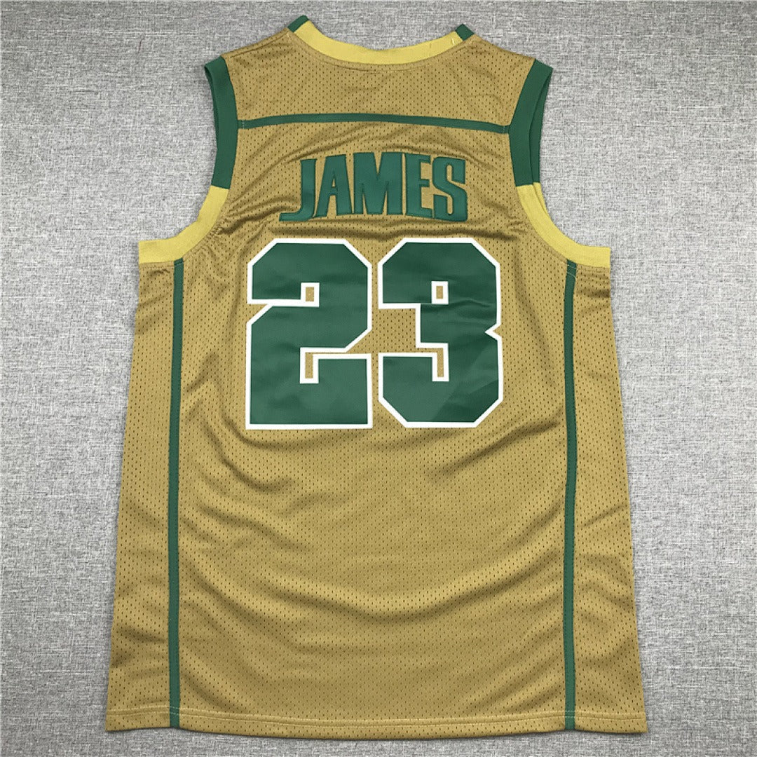 LeBron James #23 High School Retro Basketball Jersey – Sizes S to XXXL
