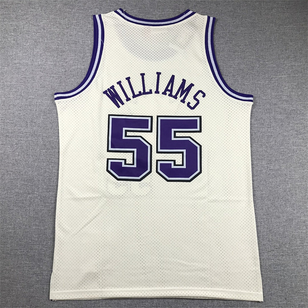 Sacramento Kings Jason Williams #55 NBA Retro Embroidered Jersey – Sizes S-XXXL