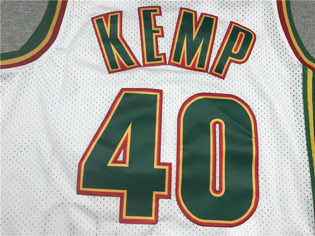 Shawn Kemp #40 Seattle SuperSonics Retro Embroidered Jersey – Sizes S-XXXL