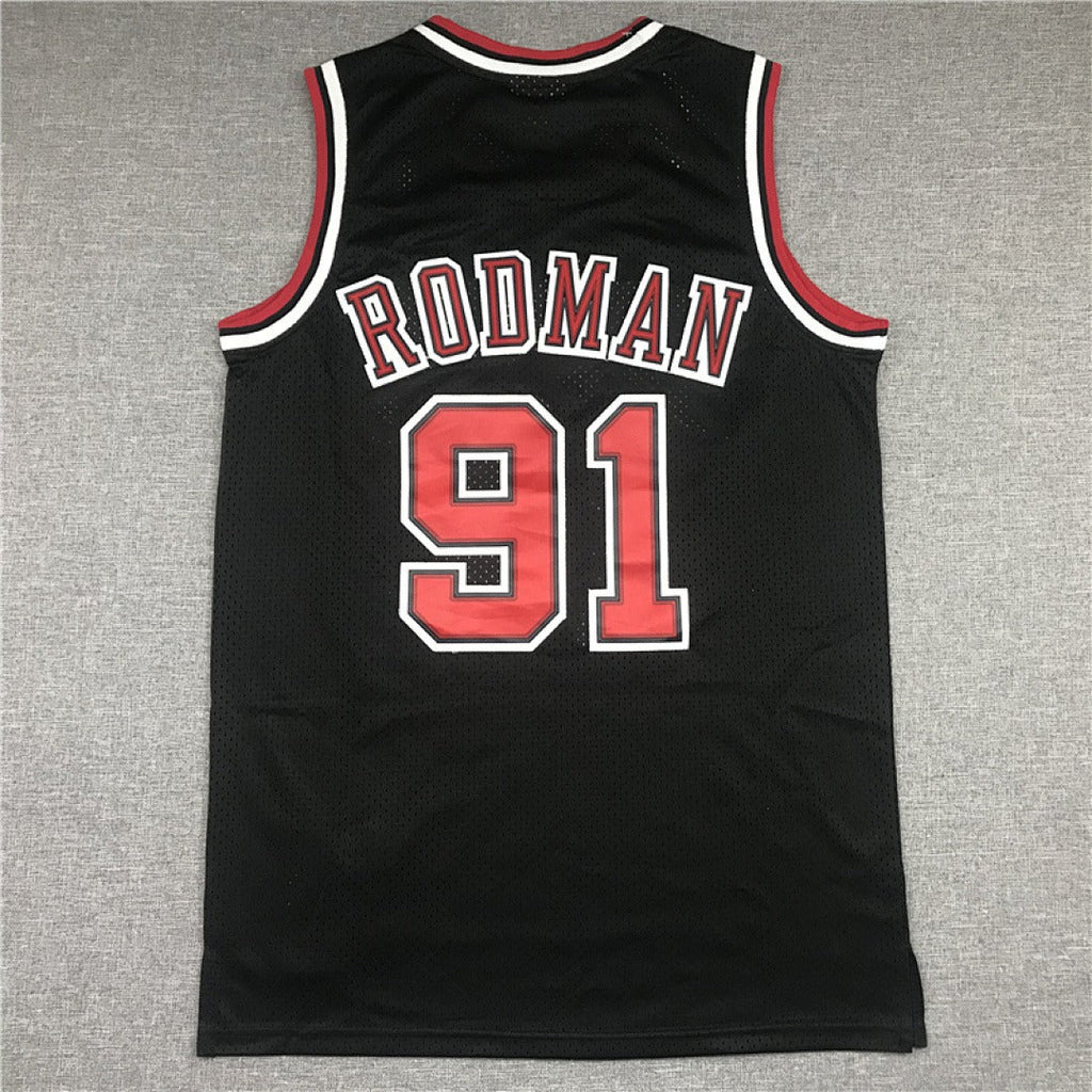 Chicago Rodman #91 NBA Retro Embroidered Jersey – Sizes S-XXXL