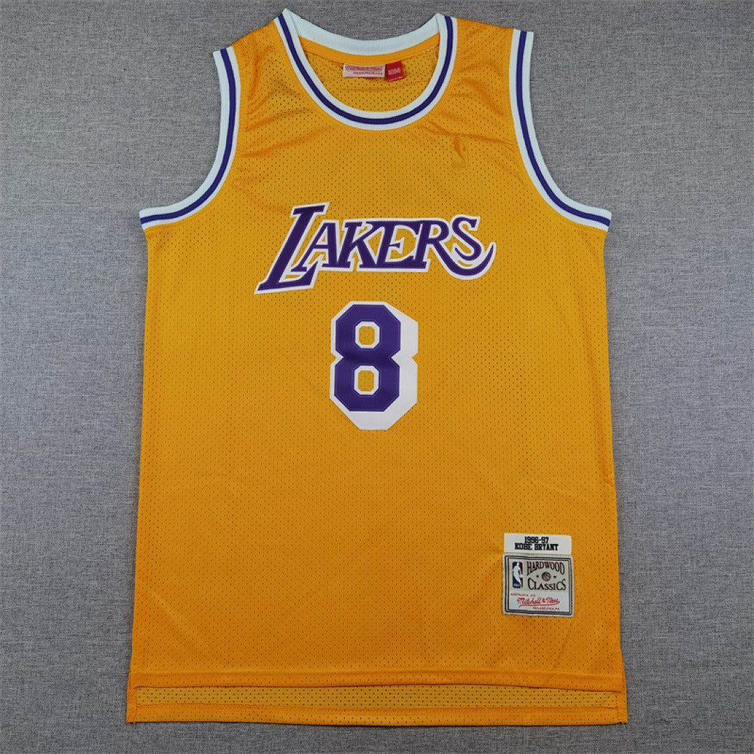 Los Angeles Lakers Kobe Bryant #8 NBA Retro Embroidered Jersey – Sizes S-XXXL