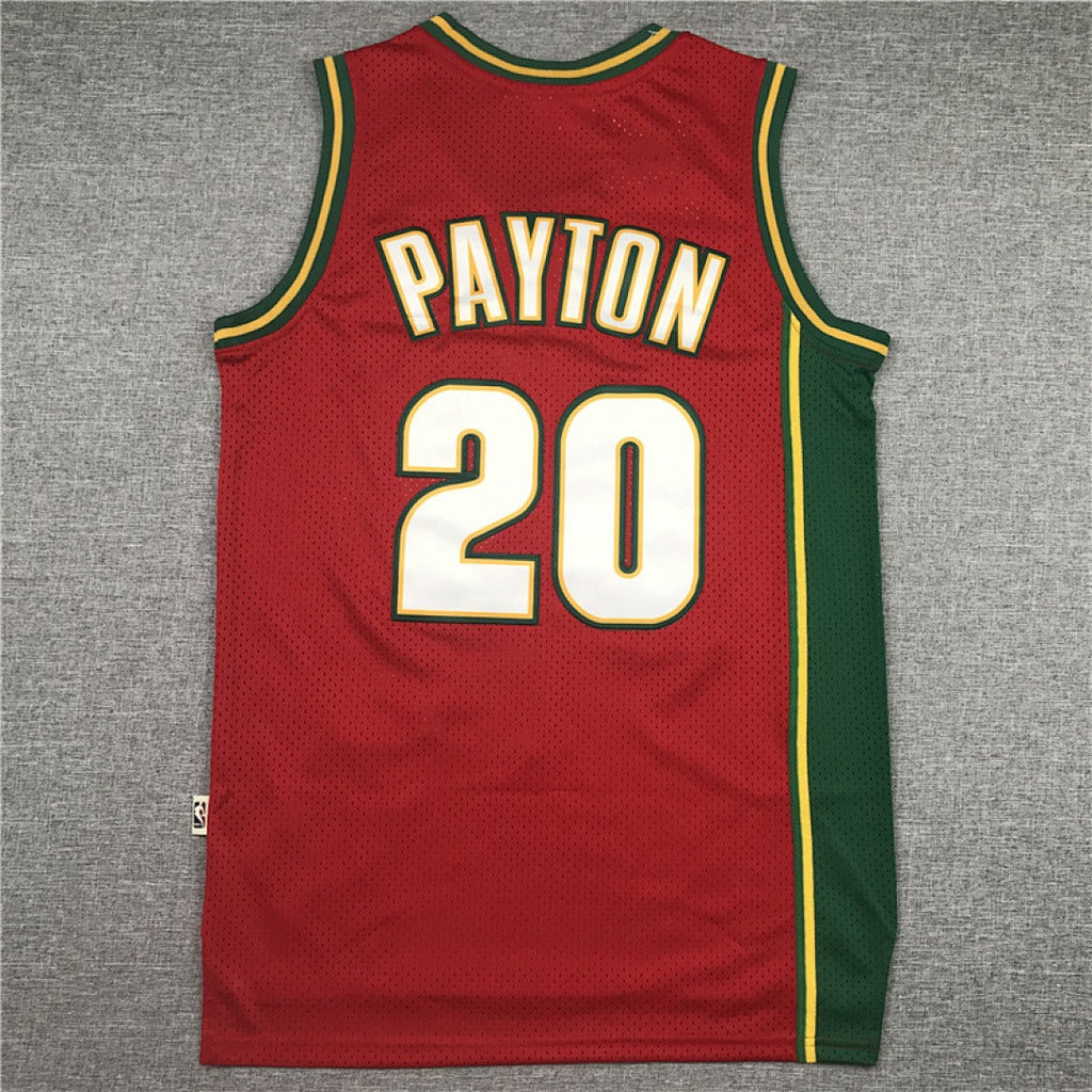 Seattle SuperSonics Gary Payton #20 NBA Retro Embroidered Jersey – Sizes S-XXXL