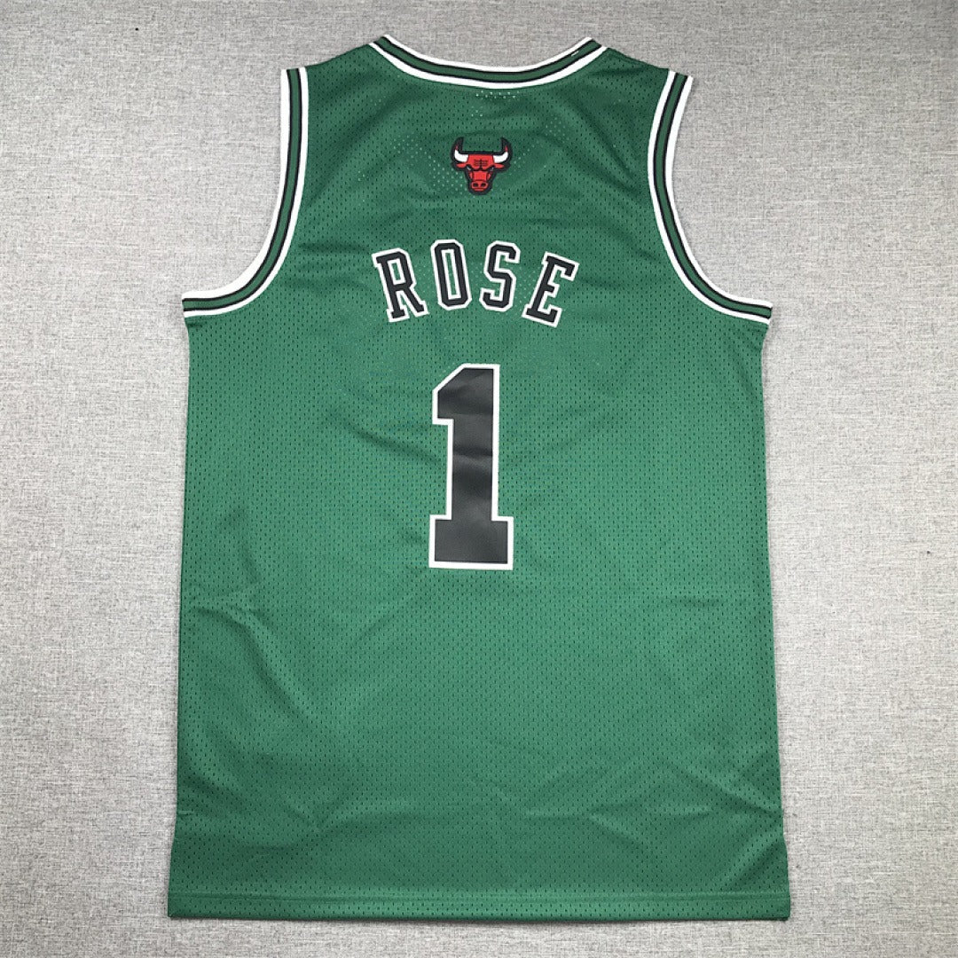 Chicago Rose #1 NBA Retro Embroidered Jersey – Sizes S-XXXL