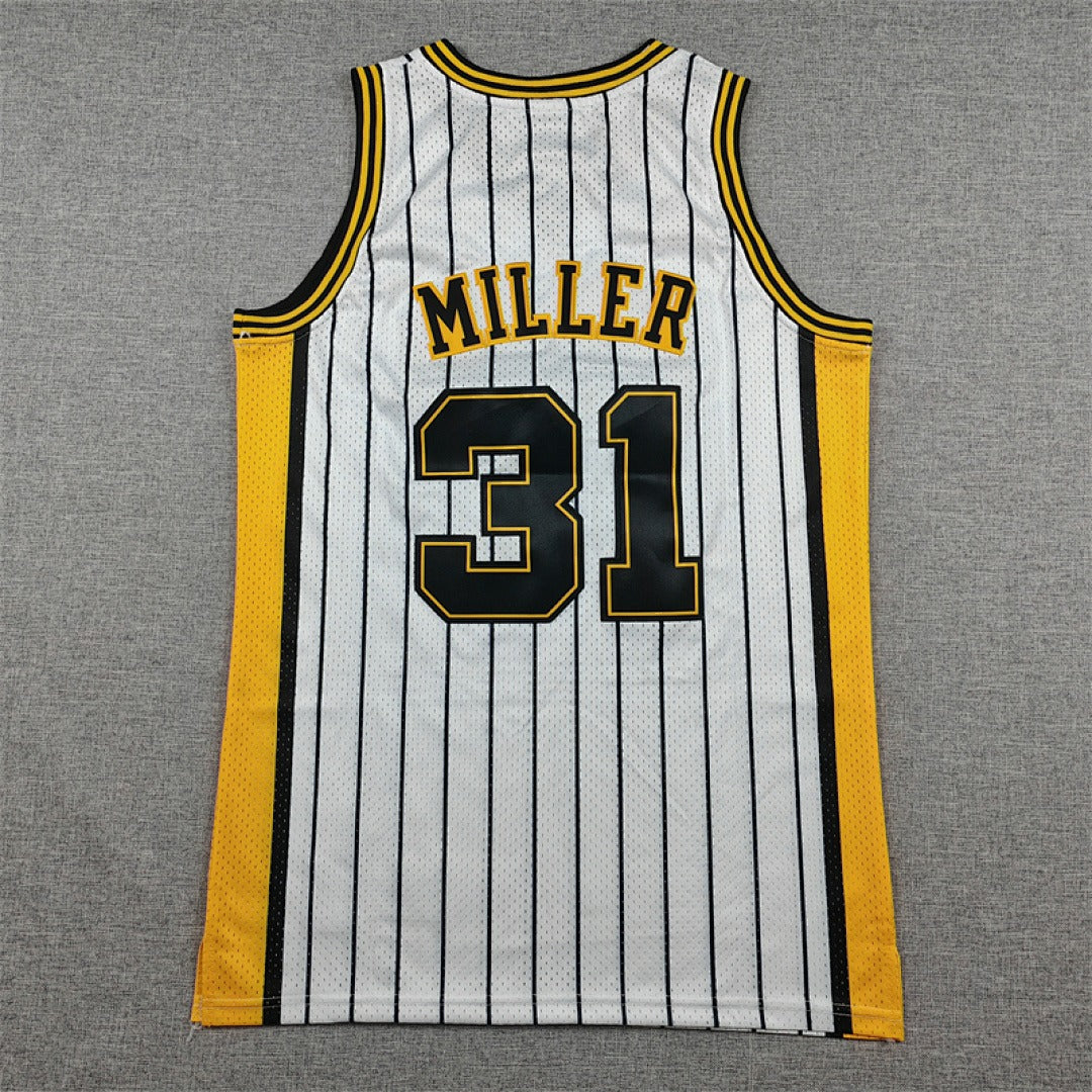 Reggie Miller #31 Indiana Pacers NBA Retro Embroidered Jersey