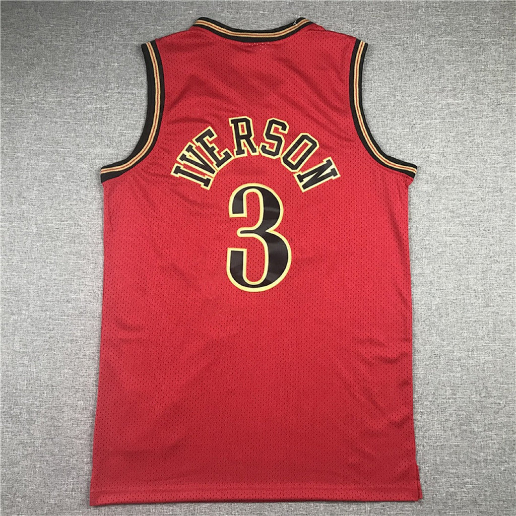 NBA Philadelphia 76ers 10th Anniversary Edition #3 Iverson Retro Jersey