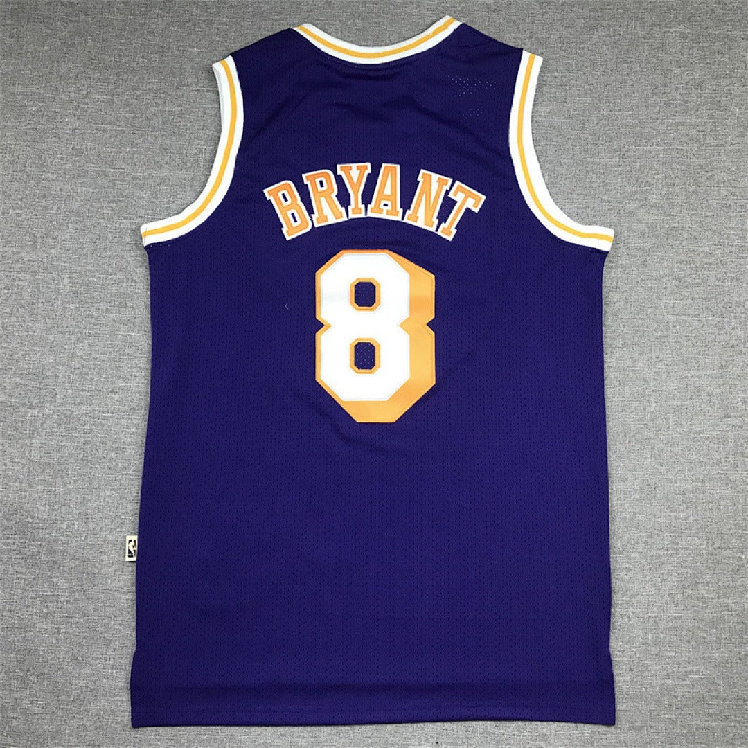 Los Angeles Lakers Kobe Bryant #8 NBA Retro Embroidered Jersey – Sizes S-XXXL