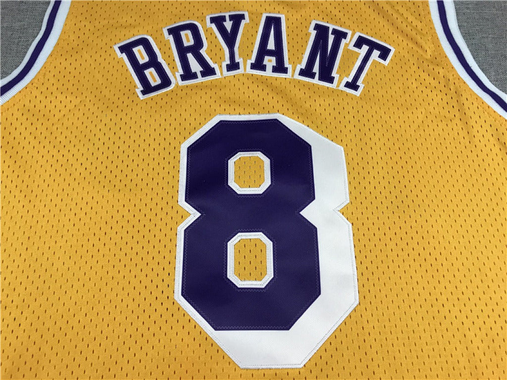 Los Angeles Lakers Kobe Bryant #8 NBA Retro Embroidered Jersey – Sizes S-XXXL