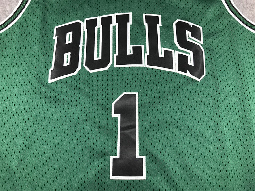 Chicago Rose #1 NBA Retro Embroidered Jersey – Sizes S-XXXL