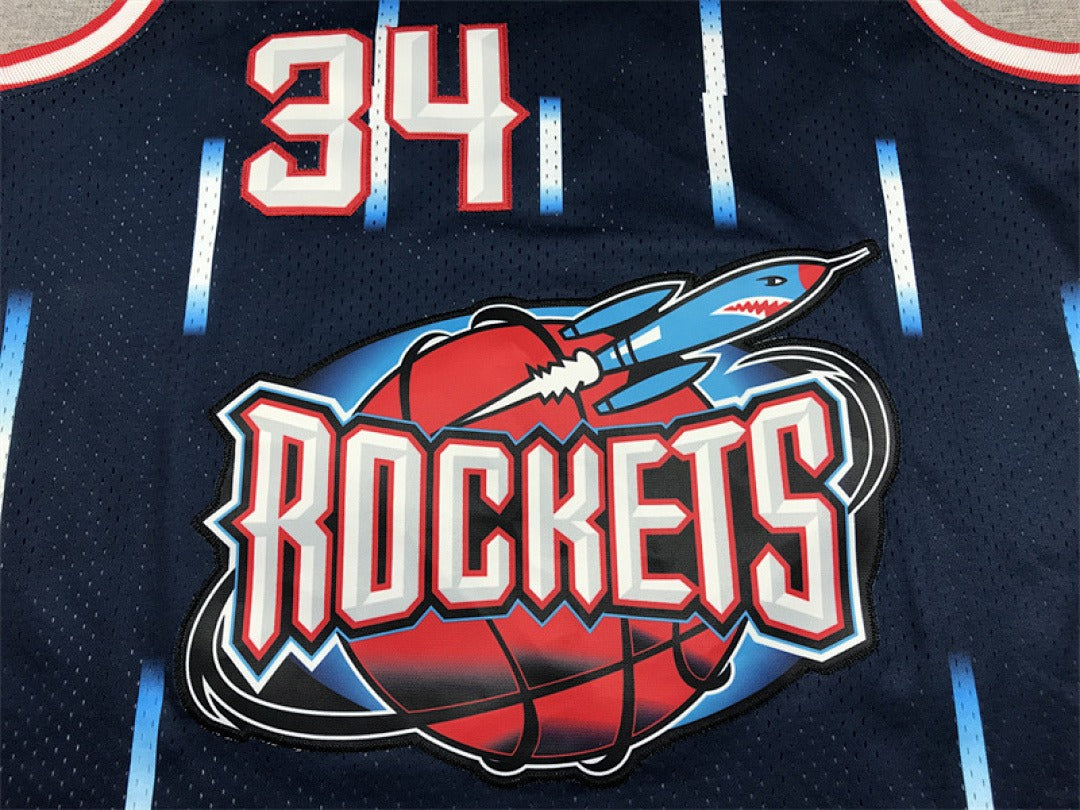 Hakeem Olajuwon #34 Houston Rockets NBA Retro Jersey