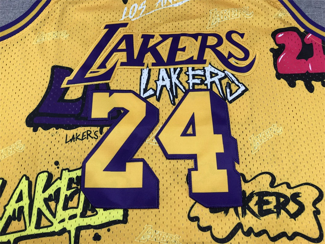 Kobe Bryant #24 Los Angeles Lakers NBA Retro Embroidered Jersey – Sizes S-XXXL