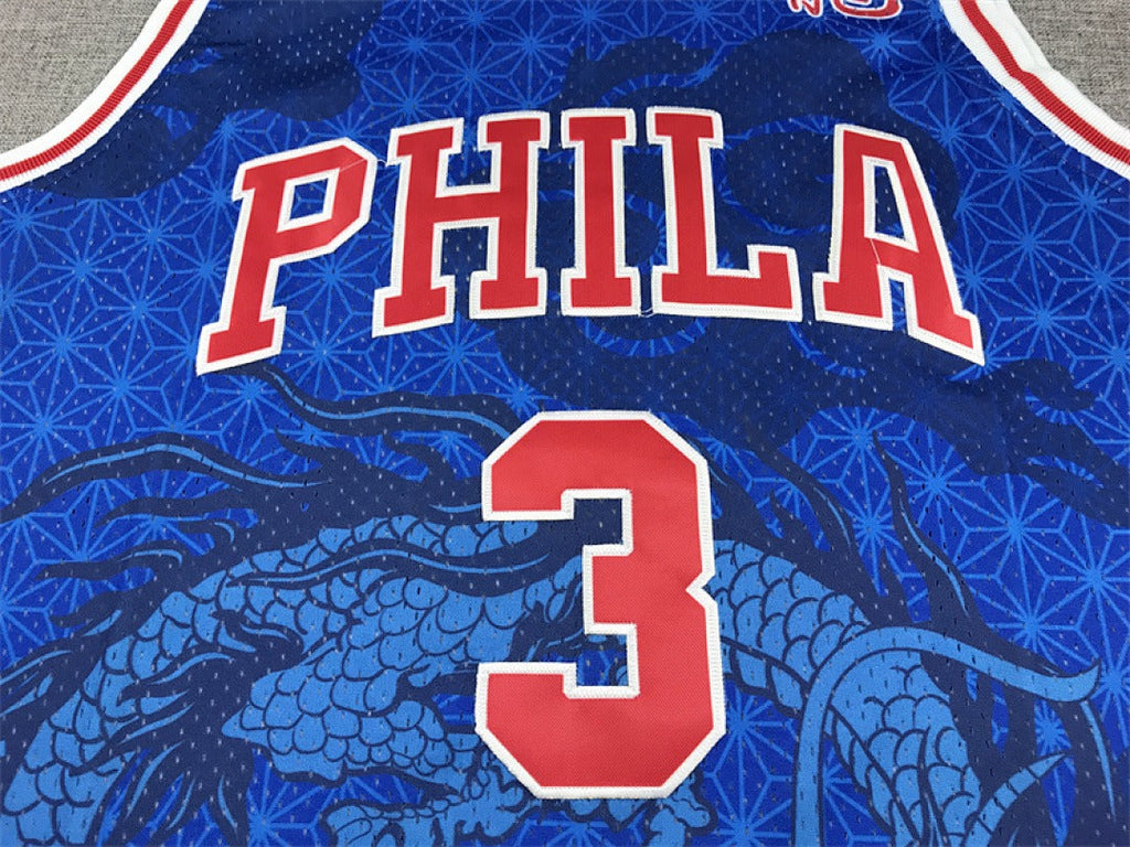 NBA Retro Philadelphia 76ers #3 Iverson Jersey