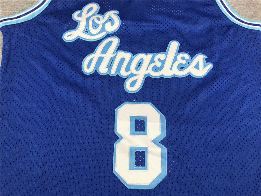 Los Angeles Lakers Kobe Bryant #8 NBA Retro Embroidered Jersey – Sizes S-XXXL