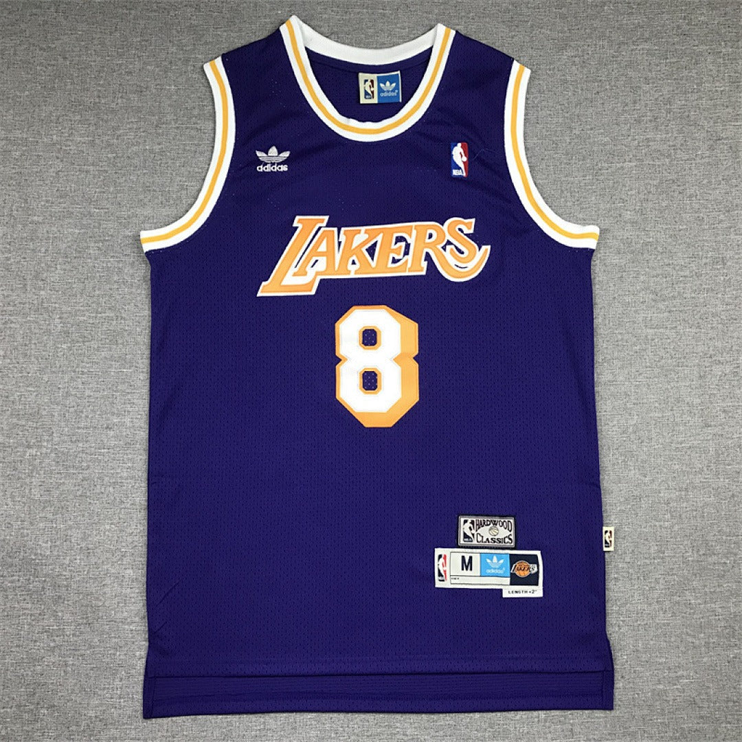 Los Angeles Lakers Kobe Bryant #8 NBA Retro Embroidered Jersey – Sizes S-XXXL