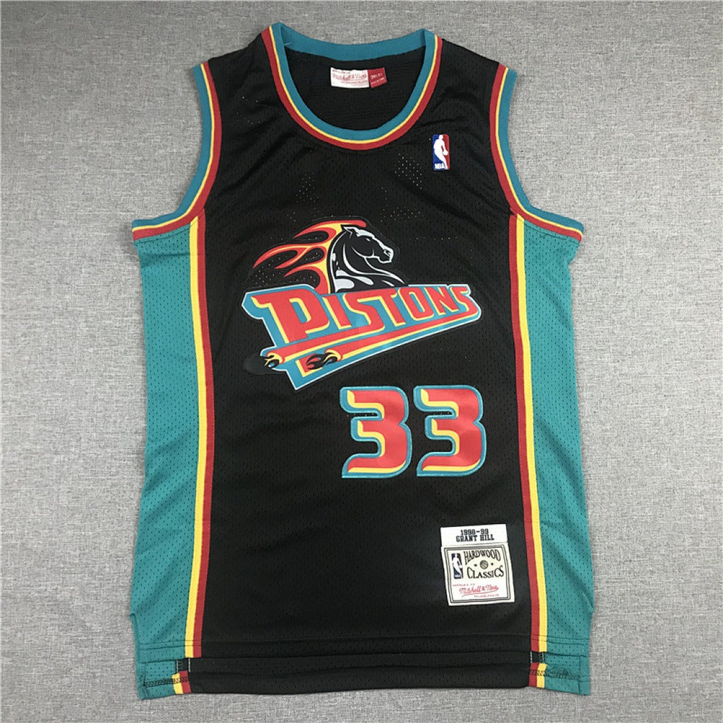 Grant Hill #33 Detroit Pistons NBA Retro Jersey