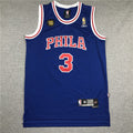 NBA Philadelphia 76ers 10th Anniversary Edition #3 Iverson Retro Jersey