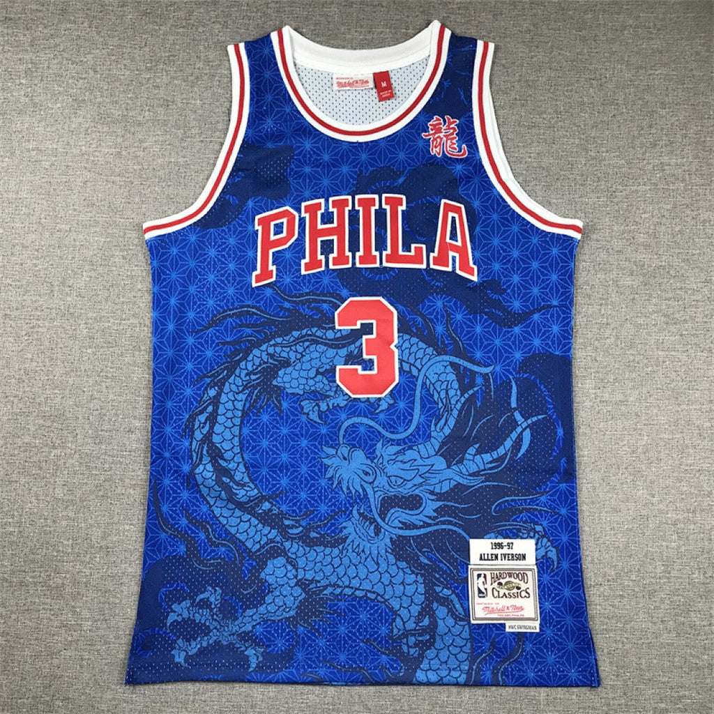 NBA Retro Philadelphia 76ers #3 Iverson Jersey