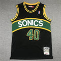 Shawn Kemp #40 Seattle SuperSonics Retro Embroidered Jersey – Sizes S-XXXL