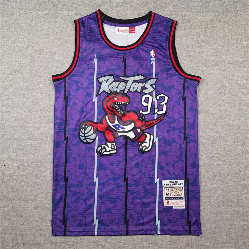 Los Angeles Lakers #93 NBA Retro Collaboration Embroidered Jersey – Sizes S-XXXL