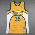 Seattle SuperSonics #35 Kevin Durant NBA Retro Embroidered Jersey – Sizes S-XXXL
