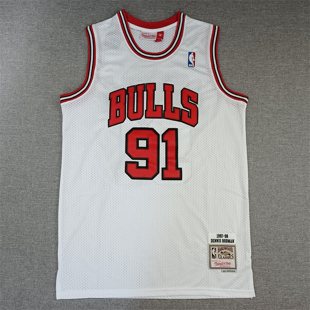 Chicago Rodman #91 NBA Retro Embroidered Jersey – Sizes S-XXXL
