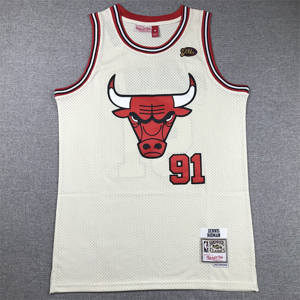 Chicago Rodman #91 NBA Retro Embroidered Jersey – Sizes S-XXXL