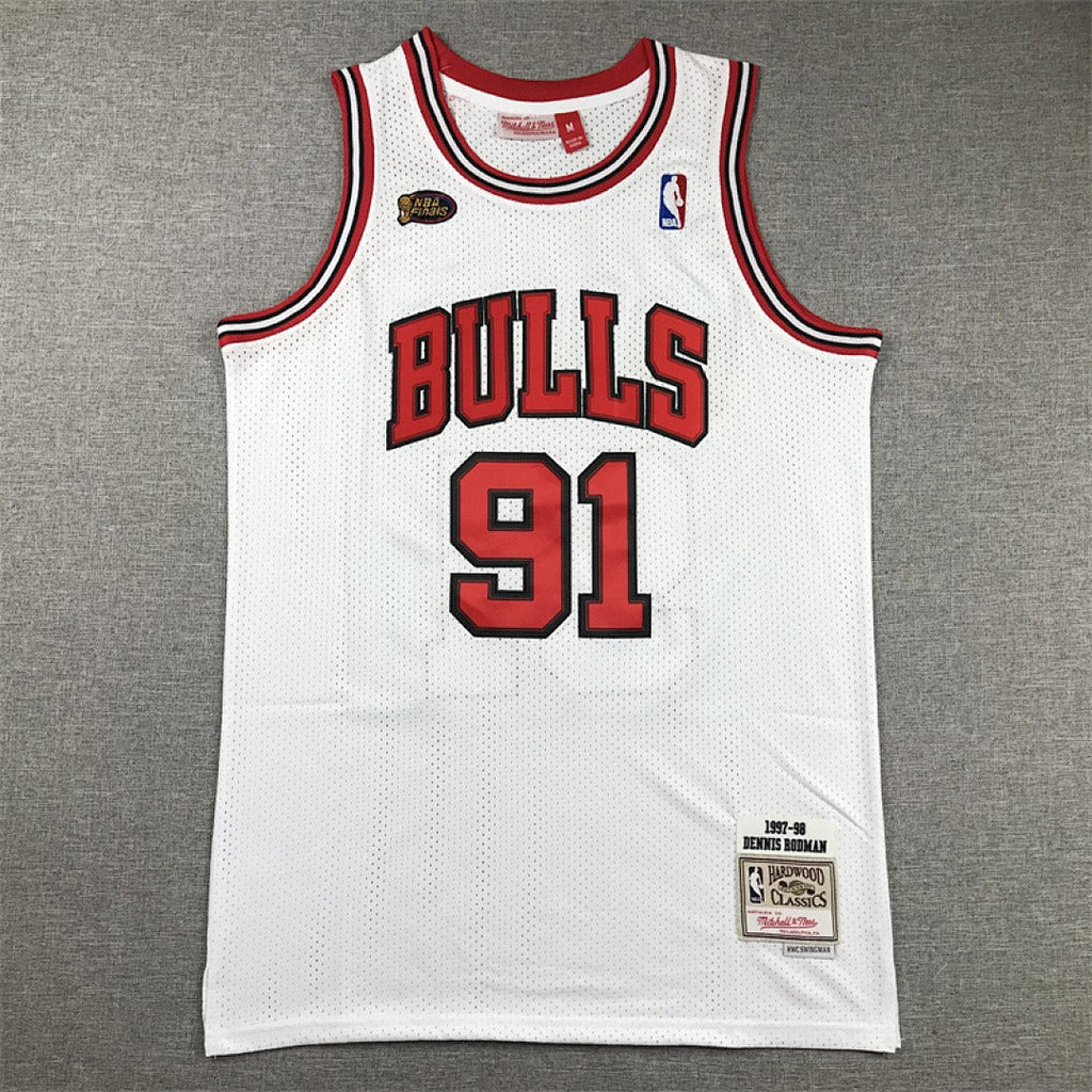 Chicago Rodman #91 NBA Retro Embroidered Jersey – Sizes S-XXXL
