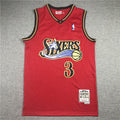 NBA Philadelphia 76ers 10th Anniversary Edition #3 Iverson Retro Jersey