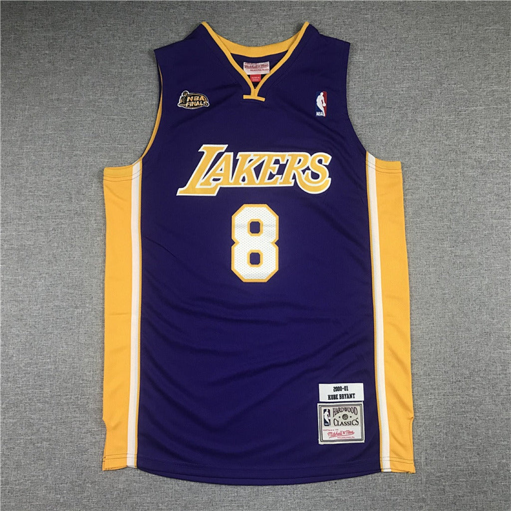 NBA Retro Los Angeles Lakers Kobe Bryant #8 Finals Jersey