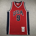 Men's 1984 USA Olympic National Team #9 Michael Jordan Retro Basketball Jersey