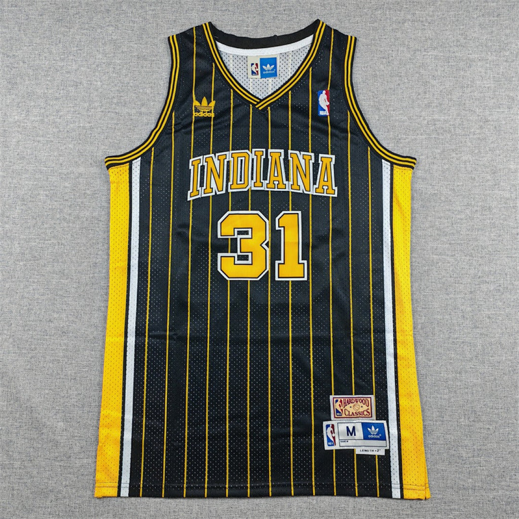 Reggie Miller #31 Indiana Pacers NBA Retro Embroidered Jersey
