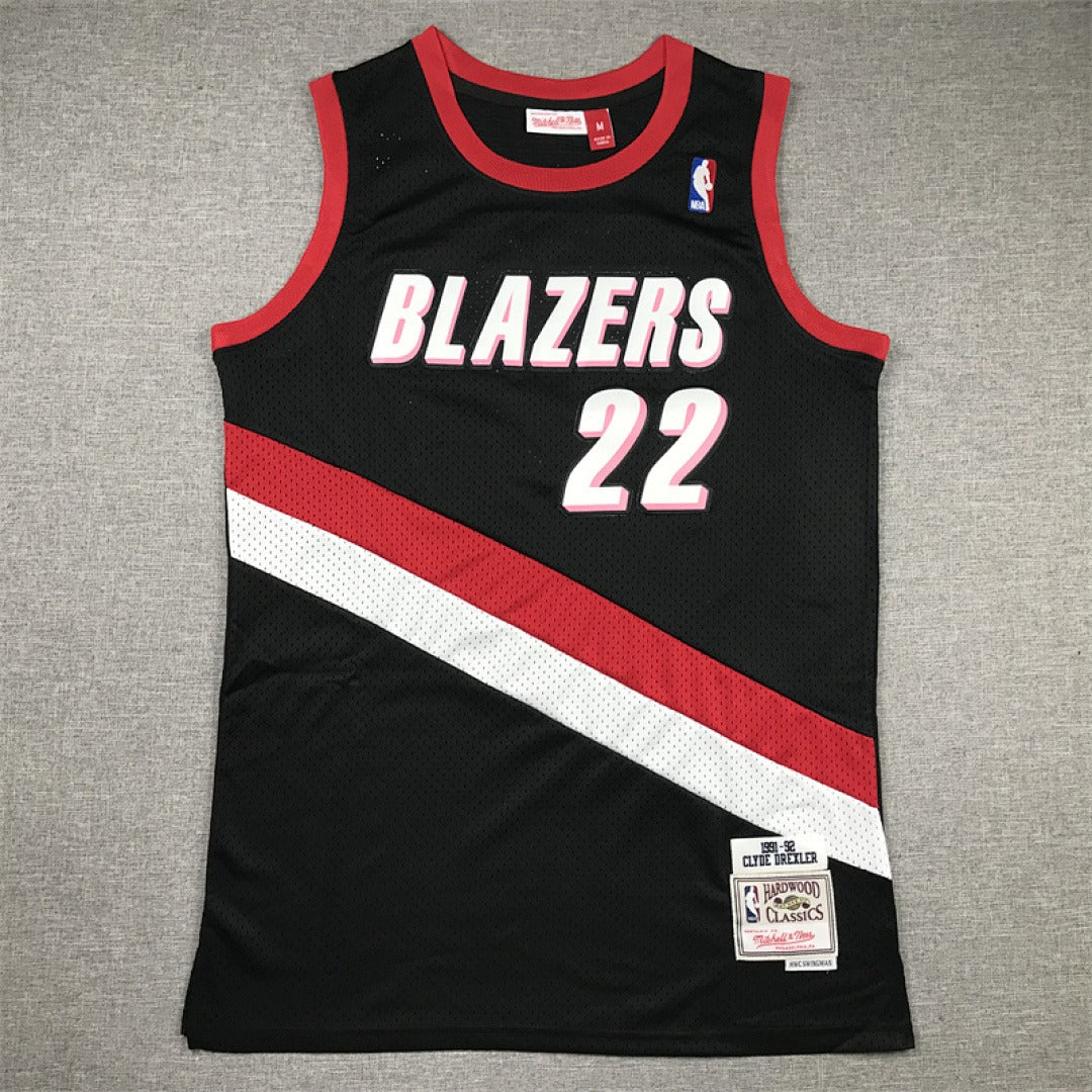 NBA Retro Portland Trail Blazers #22 Clyde Drexle Jersey