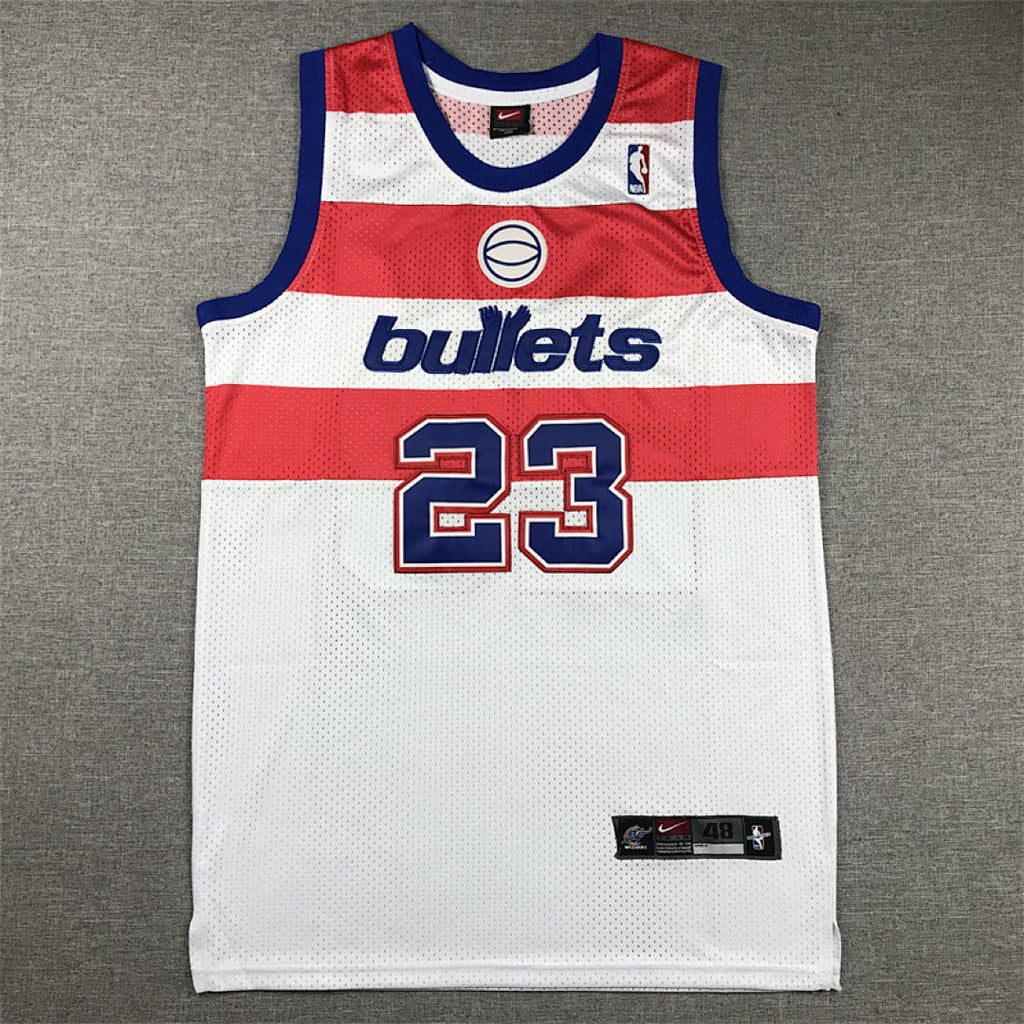 Washington Bullets #23 Michael Jordan Retro NBA Jersey – Sizes S to XXXL