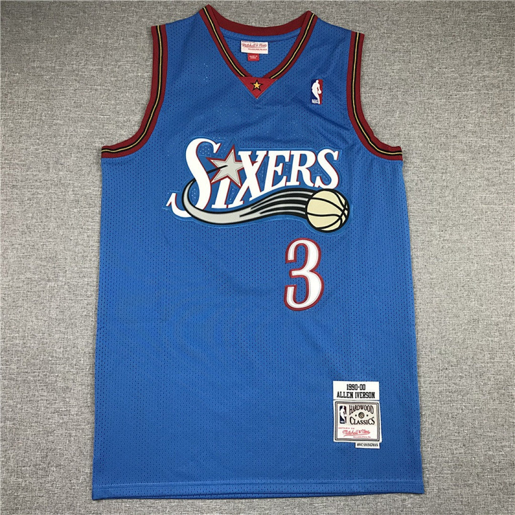 NBA Retro 1999-00 Philadelphia 76ers #3 Iverson Jersey
