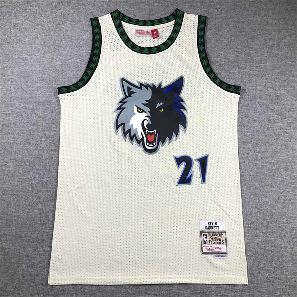 Minnesota Timberwolves #21 Kevin Garnett Retro NBA Jersey – Sizes S–XXXL