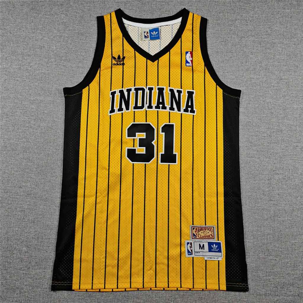 Reggie Miller #31 Indiana Pacers NBA Retro Embroidered Jersey