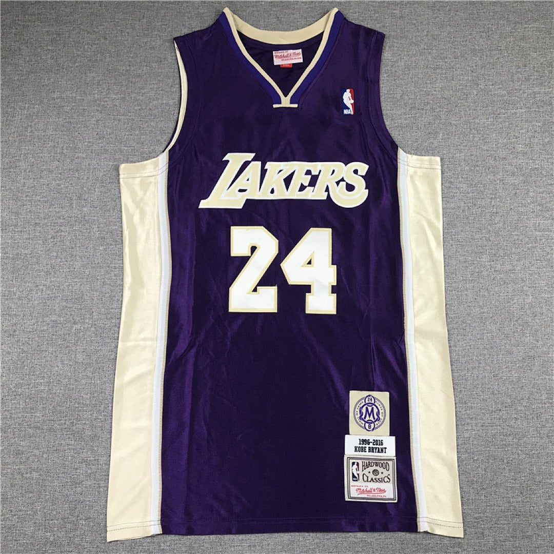 Kobe Bryant #24 Los Angeles Lakers NBA Retro Embroidered Jersey – Sizes S-XXXL